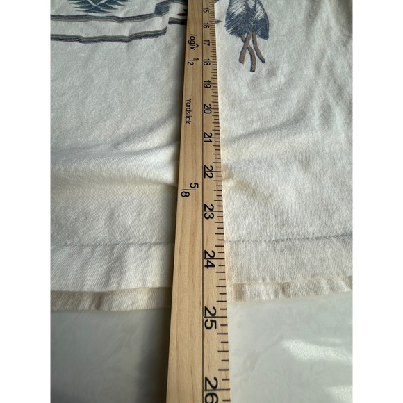 Vintage 90s Montana Tee‎ Size L Single Stitch Green Cuff Gorpcore 1993 USA Made - Picture 9 of 11